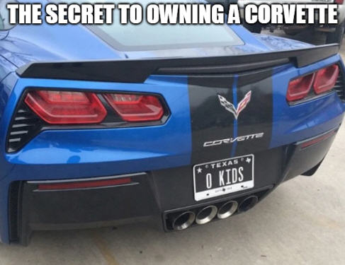 Secret to Owning a Corvette
