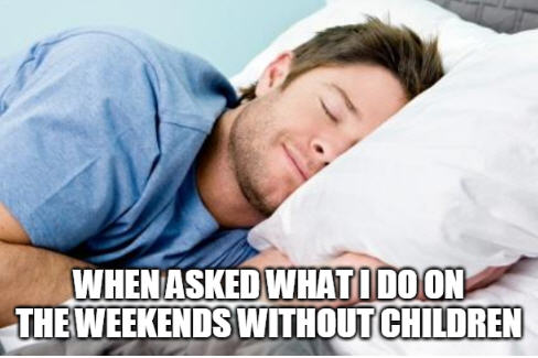 Happily Sleeping Without Children